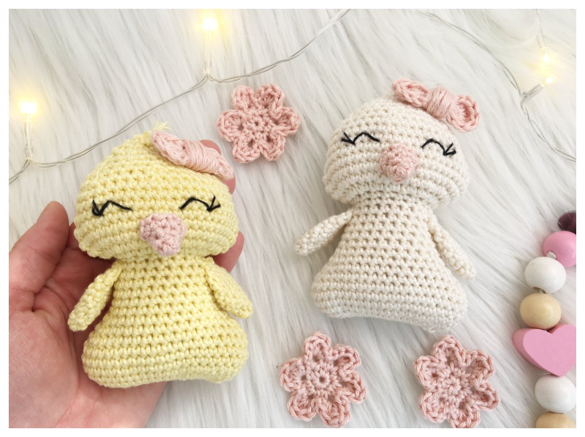 Blog-Inhaltsbild für 'Osterküken Kiki, kostenlose Häkelanleitung'